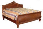 Medallion Sleigh Bed