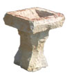 Carved Sandstone Birdbath