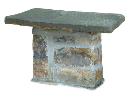 Carved Sandstone Table